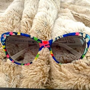 Kate Spade “Dellas” floral sunglasses
